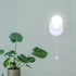 2Pcs Bulb Uonlytech Wire LED Cabinet Lamp Night Light Wall Pull Rope Battery Operated Self Adhesive Wall Mount Light