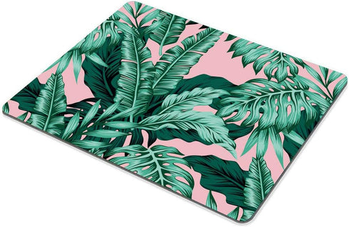 Smooffly Tropical Green Leaves Non-Slip Rubber Gaming Mousepad for Computers Laptop