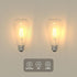 Bulbs 3.7-5V 2 Pack,3.7-5V,ST64,E26 Office2700K 400 LED for Home, Lumen,Suitable for Battery Operated Wall sconces(Only