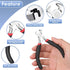 Jewelry Pliers, End Cutting Pliers for Zipper Install Stops Repair