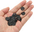 ZZLZX Picture Turn Button 100PCS Black Round Frame Accessories with 100PCS Screws for Hanging Pictures