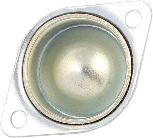 Aexit 16mm 360 Shopping Cart Casters Dia Degree Rotation Swivel Caster Plate Casters Ball-Rolling Wheel