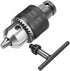 Yakamoz 1.5-10mm Key Drill Chuck for Air Impact Wrench Converter, 1/2 Inch Socket Square Adapter