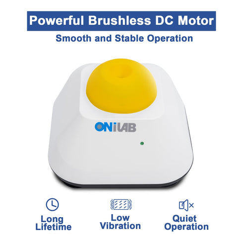 ONiLAB Mini Vortex Mixer with Touch Function, Lab Vortexer for Nail Polish, Eyelash Adhesives, 120pcs Mixing Balls,