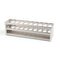 Stainless Steel Test Tube Rack, 20 Holes with Extended Edges, Suitable for Tubes Dia.=21mm, TTRS20A1