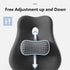 WOTABLE Lumbar Support Pillow, Orthopedic Back Rest Cushion with Adjustable Slider, Memory Foam Chair Support