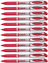 Pentel 616275 EnerGel Deluxe Gel Pens, Medium Point, Red Ink, Dozen (BL57-B)