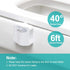 2 Pack, 8 ZEZHOU Original Toilet Night Light Motion Sensor Activated LED Lamp, Fun Colors Changing Bathroom Nightlight
