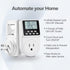 Digital Infinite Repeat Cycle Intermittent Timer Plug for Electrical Outlet, 24 Hour Programmable Indoor Timed Power Switch with Countdown Delay On and Off (120V, 15A), 1 pack by Techbee