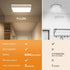 Closet Bathroom,Stairs,Garage,Hallway,3 FULEN Motion Sensor Ceiling Light Fixture, Cordless Light Battery Operated