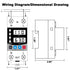 Smart Circuit Breaker with Energy Monitoring, Adjustable Voltage and Current Protection (1-63 Amp), AC Disconnect