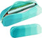 Pencil Holder Case, Gradient Color Silicone Waterproof Pencil Pouch, Portable Aesthetic Zipper Pencil Bag for School