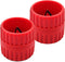 2 Pcs Inner-Outer Reamer Pipe and Tube Deburring Reamer for 3/16" to 1-1/2" Tubes (Red)