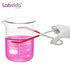 Labs Beaker Tongs, Durable Nickel Plated Steel Tool for 50mL - 2000mL Capacity Beaker, Red Rubber Coated Ends