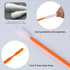 wellgler 100pcs 6.42'' 's Cleaning Swabs,Multi-Purpose Cleanroom Foam Tip Cleaning Swab Kit for Camera, Optical Lens