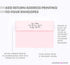 Set, Personalized Stationery for Women, Modern FLAT Note Cards with Envelopes Calligraphy Style Personalized Stationary