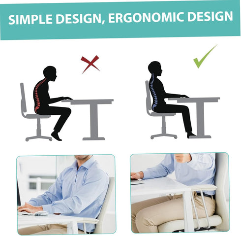 FUNNETOYU 1Pc Ergonomic Memory Foam Back Support Cushion for Car and Office Lightweight Relief Pillow for Tv Reading