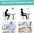 FUNNETOYU 1Pc Ergonomic Memory Foam Back Support Cushion for Car and Office Lightweight Relief Pillow for Tv Reading