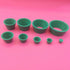 9 Count Filter Adapter Cones Set - Buchner Funnel Flask Adapter Set with Tapered Collar