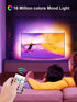 GIPOYENT TV LED Backlights, Music Sync LED TV Backlight, for 60-85 Inch TV, LED TV Light with Bluetooth Function - RGB Color Changing Light Strip for Home Theater (23ft) by GIPOYENT