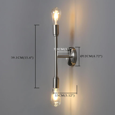 Set 2-Light 2 Pack) Phansthy Wall Sconces of Two, Modern Sconces Wall Lighting Fixtures, Bathroom Light Over Mirror