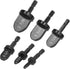 6PCs Swaging Tool Drill Bit Set - Copper Aluminum Pipes Expansion Tube Expander for HVAC Maintenance