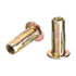 uxcell 1/4-20 Multi-Grip Rivet Nuts, 100pcs Pre-Bulbed Shank Flat Head Threaded Insert Nut