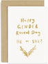 Old English Co. Happy Gender Reveal Day Card for New Parents To