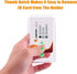 Vetoo 3 Pack Heavy Duty ID Badge Holders, Clear, Vertical, Durable for Factories, Offices, Schools