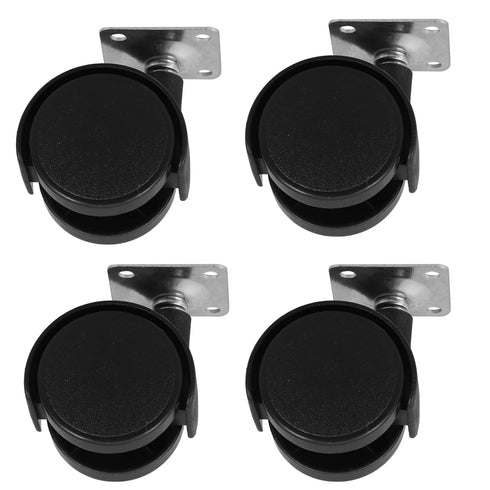 8pcs KALLORY Replacement Caster Wheels for Furniture Home Caster Wheels Cart Cart Rolling Utility