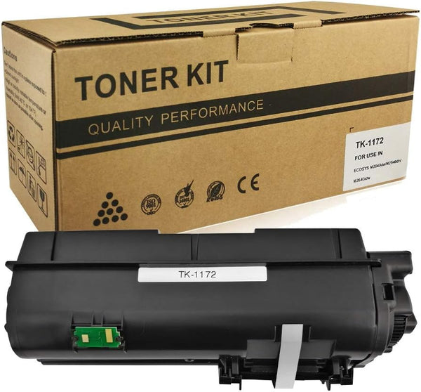 VICTORSTAR Compatible Toner Cartridge TK1172 - Black for Kyocera ECOSYS M2040dn M2540dn M2640idw