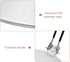 8 Inch uxcell Heat Diffuser Plate for Gas Stove Round Heat Conduction Induction Adapter Plate with Foldable Handle