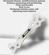 Jiawu Faucet Wrench, Multifunctional Spanner for Faucets Hose Connections, Tap Nut Wrench with Level