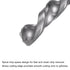 uxcell 7mm Solid Carbide Twist Drill Bits, Metric Left Hand Spiral Flutes, Tungsten Steel Drilling Tool for Stainless