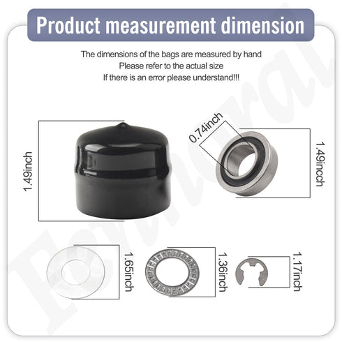 9040H Front Wheel Bushing to Bearing Conversion Kit Compatible with Craftsman/Poulan/Husqvarna Lawn Mower 532009040 9040h 532124959 583670401 M123811 5920H 9040HR 9040N 5321249