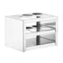 PATIKIL 6 Holes Test Tube Rack, 30mm Round Hole 304 Stainless Steel Holder for 50ml Test Tubes