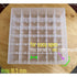 36 Piece Small 5ml Graduated Vials with Storage Box Rack, Leakproof Liquid Sample Vial Holder Container