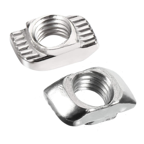 Hotop 150 Pieces 2020 Series T Slot Nuts, Hammer Head Fastener, Plated Carbon Steel Sliding M5 T Nuts