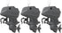 MFYIEAAL 3pcs Electric Toy Boat Motor Components Kit For bambu Lab Miniature Electric