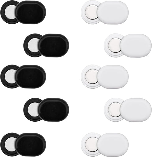 Gosknor 10 Pairs Race Bib Magnets, Magnetic Running Race Buckle Clips Runners Bib
