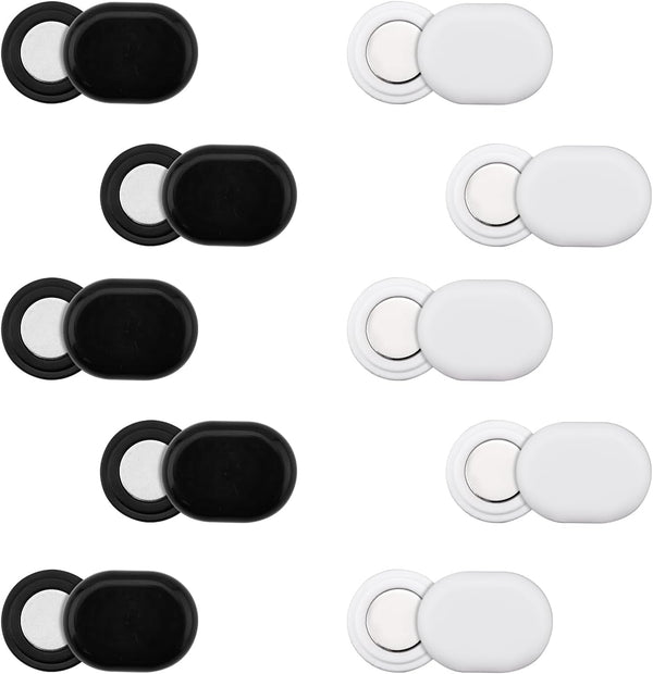Gosknor 10 Pairs Race Bib Magnets, Magnetic Running Race Buckle Clips Runners Bib
