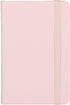 Classic Leather Notebook Journal, Hardcover, Quartz Pink, 240 Ruled Pages, Pocket Size (3.8" x 5.7"), Inspire Collection