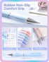Four Candies Pastel Mechanical Pencil Set - 6PCS 0.5 mm & 0.7mm Pencils with 360PCS HB #2 Lead Refills for Students