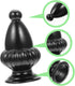 Veemoon 2pcs Unique Lampshade Knob Decorative Finial Accessory for Table and Floor Lamps Elegant Black Aluminum Design