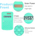 Basic Calculator Dual Power 8 Digit Silicone Button Desktop Calculator (4 Colors, Set of 8)