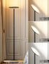 40W/2400LM Dimmable, 3 Modern LED Floor Lamp - Remote & Touch Control, Sky Torchiere Standing Lamp, Fully Color