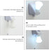 Shuwea 2 Pack Bulb, Closet Bulb, Battery Operated Light Stick-Up Wireless LED Light Battery Powered Self Adhesive Wall