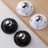 Self Adhesive Caster Wheels for Furniture, 1 Inch Low Profile Swivel Wheels, 8 Pack, Black