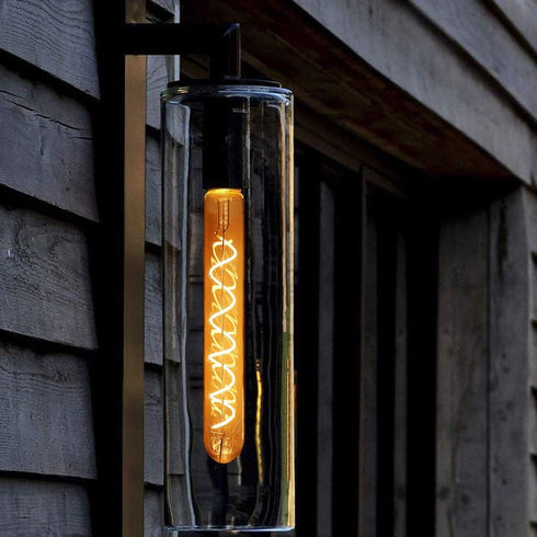 Leools Vintage LED Spiral Filament Bulb T10, 8.9inch Long, Dimmable Edison Light Bulbs, E26 Base, 4 Pack.