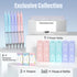 Four Candies Pastel Mechanical Pencil Set - 6PCS, 0.5 mm, 0.7 mm, 0.9 mm with 360PCS HB Lead Refills